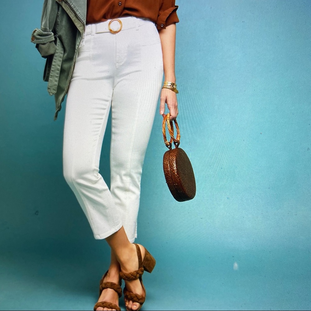 Anthropologie Pilcro & the Letterpress White Jeans